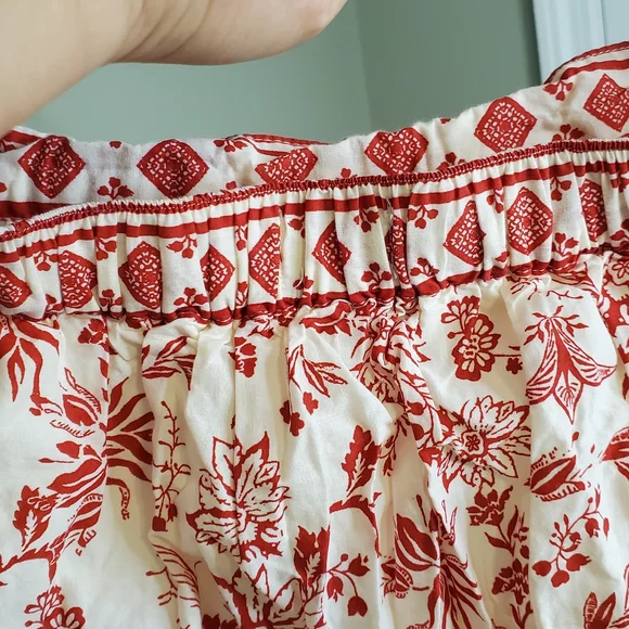 Japna 2pc Set Bohemian Floral Maxi Skirt with Top Cotton Size Small - Picture 6 of 8